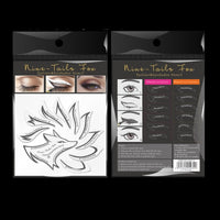 Eye Makeup Stencils Winged Eyeliner Stencil Template Shaping Tools Eyebrows Eye Shadow Makeup Template Tool Stickers Card