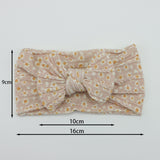 5 Cable Knit Bow Baby Headbands Elastic Nylon Baby Girl Head bby