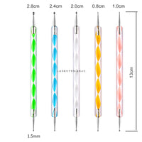 Multiple nail art nail brush Design Tip Drawing Carving Dotting Nail Pen Builder Flat Liner Acrylic Gel Polish Manicure