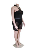 Lingerie Set Halter Bodysuit plus size avail - Divine Diva Beauty