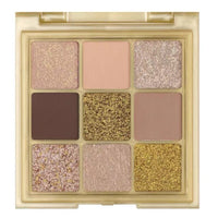 9 Color Champagne Gold Eyeshadow Palette Glitter Pearlescent eye Cosmetics Cute Makeup Palette