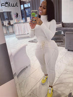 2 Two Piece Set Sweatsuits Long Sleeve Tops Outfit