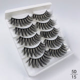 5 Pairs Faux Mink Eyelashes Fluffy Wispy Long Dramatic False Lashes Thick Volume Fake Eyelashes Natural Soft Extension Eyelash - Divine Diva Beauty