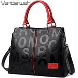 Ladies Quality Leather Letter Shoulder Bags purse