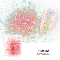 Reflective Nail Art Powder Glitter Nails Super Shinning Crystal Rhinestones Sequins Chrome Pigment UV Gel Polish DIY Decorations