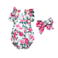 Cute Floral 2 Pc Baby Girl Clothes outfit bby