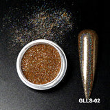 Reflective Nail Art Powder Glitter Nails Super Shinning Crystal Rhinestones Sequins Chrome Pigment UV Gel Polish DIY Decorations