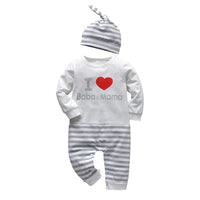 Newborn Baby Boy jumper Cotton Long Sleeve Little Brother Infant Clothing Pajamas bby