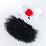 Girls Tutu Toddler Kids Clothes Baby 1st Birthday Outfits bby