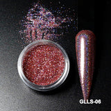 Reflective Nail Art Powder Glitter Nails Super Shinning Crystal Rhinestones Sequins Chrome Pigment UV Gel Polish DIY Decorations