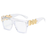 Trendy Designer Square Frame Gradient Ladies Sun Glasses