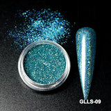 Reflective Nail Art Powder Glitter Nails Super Shinning Crystal Rhinestones Sequins Chrome Pigment UV Gel Polish DIY Decorations