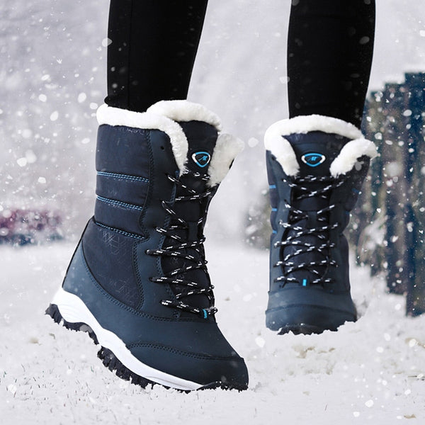Women Boots Waterproof Winter Shoes Women Snow Boots