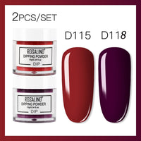Pure Color Dipping Powder Kit Nail Dust Decorative Resin Pigment Nail Art