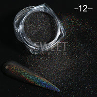 Dazzling Reflective Nails Glitter Powder Sparkly Diamond Rhinestones Pigment Shinning Silver Chrome Decoration Dust