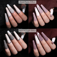 Reflective Glitter Powder Sea Salt Nail Powder Shining Nail Glitter Chrome Pigment Dust Holo Powder Nail Decoration