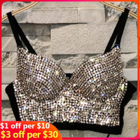 Plus Size avail Hand-made Pearls Jewel Diamond beading Bra