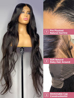 30 40 Inch Body Wave Lace Front Human Hair Wigs Brazilian 13x4 Lace Frontal Wig Human Hair PrePlucked Lace Closure Wig