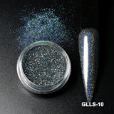 Reflective Nail Art Powder Glitter Nails Super Shinning Crystal Rhinestones Sequins Chrome Pigment UV Gel Polish DIY Decorations