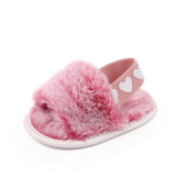 Faux Fur Cute Infant Toddler Baby Slippers bby