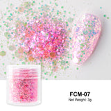 Reflective Nail Art Powder Glitter Nails Super Shinning Crystal Rhinestones Sequins Chrome Pigment UV Gel Polish DIY Decorations