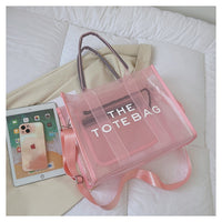 PVC Clear Large Branded The Tote Bag purse