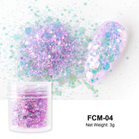 Reflective Nail Art Powder Glitter Nails Super Shinning Crystal Rhinestones Sequins Chrome Pigment UV Gel Polish DIY Decorations