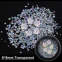 Caviar Beads Crystal Tiny Rhinestones For Manicure Glass Balls Micro Bead For Nail Decorations DIY Charms Nail Art