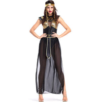 Halloween Cosplay  Egypt Princess Golden Dresses Cleopatra Ancient Egyptian Pharaoh Costume