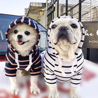 pet Fleece Stripe clothes