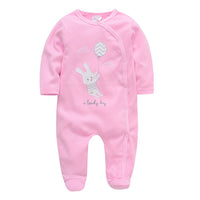 Baby Clothing Girls Pink Romper Cartoon Kids Pajamas Long Sleeve outfits bby