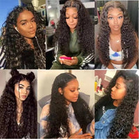 Synthetic Lace Front Wig Kinky Curly Lace Frontal Wigs with Baby Hair High Temperature Synthetic Wig