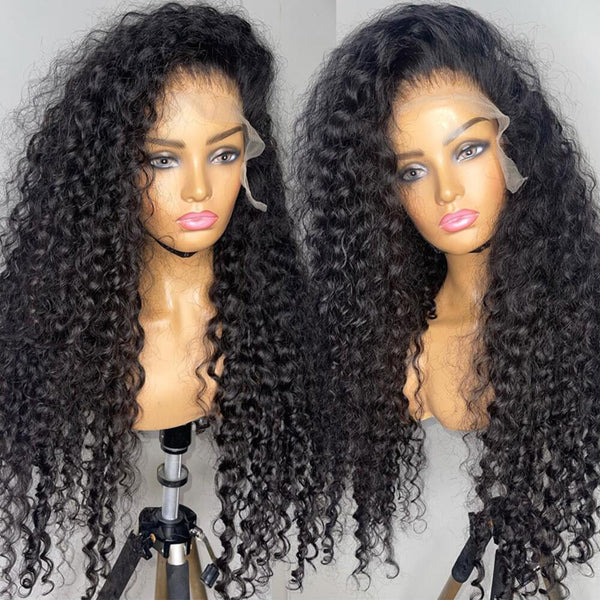 Deep Wave Wig Curly Human Hair Wigs Lace Frontal 13x6 Lace Front Wig Pre Plucked 4x4 Lace Closure Wig 13x4 Deep Wave Frontal Wig