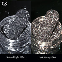 Reflective Glitter Powder Sea Salt Nail Powder Shining Nail Glitter Chrome Pigment Dust Holo Powder Nail Decoration