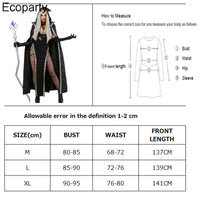 Halloween Evil Witch Cosplay Costume Sorceress