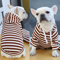 pet Fleece Stripe clothes