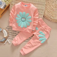 Baby Girl Clothes Cute O-neck Long Sleeved outfit Clothing bby