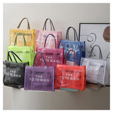 PVC Clear Large Branded The Tote Bag purse