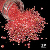 Caviar Beads Crystal Tiny Rhinestones For Manicure Glass Balls Micro Bead For Nail Decorations DIY Charms Nail Art