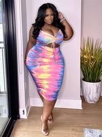 Bodycon Spaghetti Strap Summer dress plus size avail