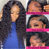 Deep Wave Wig Curly Human Hair Wigs Lace Frontal 13x6 Lace Front Wig Pre Plucked 4x4 Lace Closure Wig 13x4 Deep Wave Frontal Wig