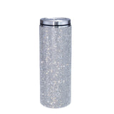 Shining Diamond Thermos Bottles Stainless Steel Tumblers with Straw Portable Water Bottle