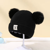 Winter Children Warm Baby Knitted Hats With Pom Pom bby