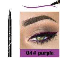 12 Colors Eyeliner Liquid Pencil Waterproof Easy To Wear Make Up Matte Eye Liner Blue Red Green White Gold Brown Eyliner