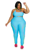 Women Summer Suits Backless Crop Top and Pant Suits Tracksuit plus size avail - Divine Diva Beauty