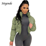 Padded Patchwork Puffer Parka Outwear