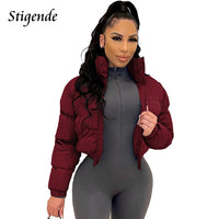 Padded Patchwork Puffer Parka Outwear