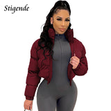 Padded Patchwork Puffer Parka Outwear