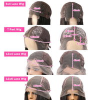 250% Density 13x6 Body Wave Lace Frontal Bob Wig 13x4 Human Hair Wigs Remy Short Water Wave 4x4 Bob T Part Closure Wig