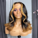 180 Density 13x4 Front Lace Front Human Hair Wig Brazilian Loose  Wave Natural Black Front Wig Pre Plucked Hair